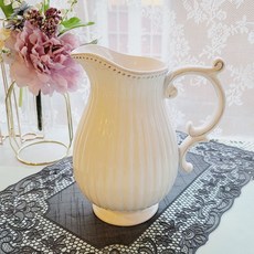 東方風情瓷器壺形花瓶 C款, 白色