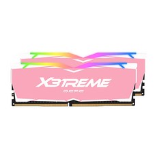 OCPC DDR4 3600 CL18 X3TREME RGB Pink 16GB 테스크탑용 2p, MMX3A2K32GD436C18PK, 2개
