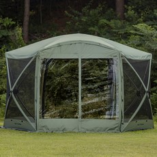 아이두젠 옥타곤 MAX 반타곤MAX TPU 우레탄창 도어형 텐트, 카키