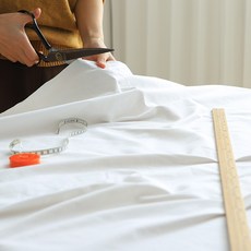 데이메이드 패브릭 면 133X72 40수 트윌 원단, 화이트