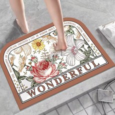 AFAMIC 艾法 橡膠珪藻土防滑軟地墊, 06, 1個