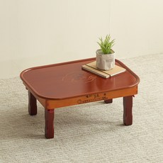 Joeunworld 傳統鑲嵌長橢圓飯桌, 紅色