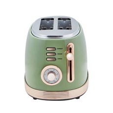 BENSONIC 復古定制 2 燃燒器烤麵包機, BT-T03 (翡翠)