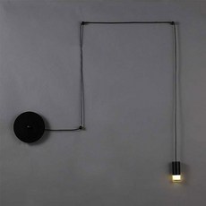 Monreve 簡約居家壁燈, 黑色