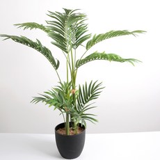 人造棕櫚 93cm+園藝用碎石組合, 混色, 1套