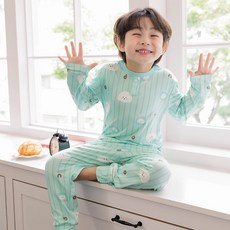 mabellechouchou 薄荷蛋糕柔軟保暖睡衣組