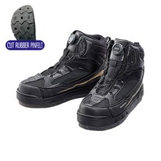 시마노 드라이쉴드 지오 락 펠트 갯바위단화 FS-155T, 블랙, 290