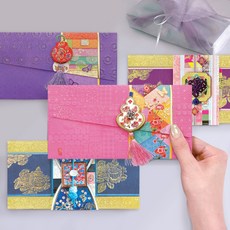 From&To 黃金傳統福袋零用錢信封4件組, FB218 / 222-56, 1套