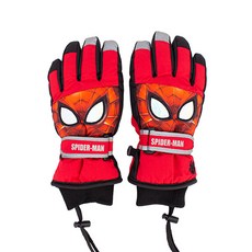 WINGHOUSE 孩童漫威蜘蛛人圖案滑雪手套