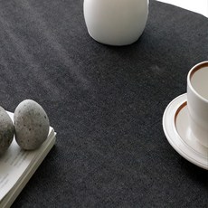 대폭 10수 선염면 에센셜 옥스포드 원단, 블랙, 1개