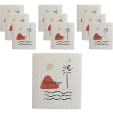 德國木漿棉吸水抹布2, 10個, 1件