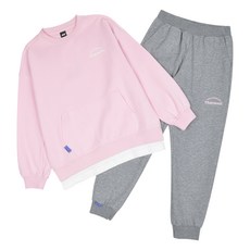 JCB 女童款層次大學T慢跑褲運動套裝 R145