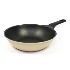 Kitchen-Art IH爐適用現代時尚米色炒鍋, 24cm, 1個
