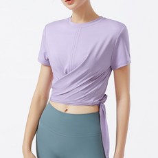 UNHEVE 女性用細肩帶瑜珈短袖T恤