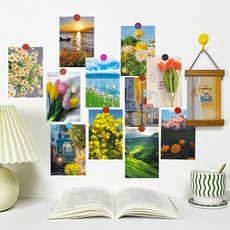 indi.k 早春氛圍感室內裝飾明信片30款組, 2套, 混合色