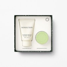 NONFICTION 滋養護手霜與佛手柑 50ml + 純素護唇膏 8g 套組, 1套
