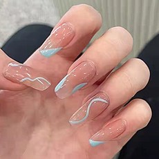 Maket Gamseong 圖案美甲貼片組, 4號, 4組