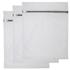 BASIS 蜂巢結構洗衣網 大型 50 x 60 cm, 白色, 3個