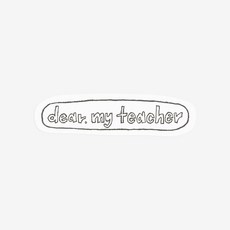 Dear My Teacher 貼紙, 混合顏色, 100個
