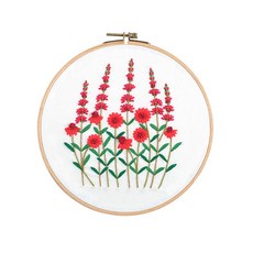 Enasu花田簡易刺繡DIY自玩套組, 雞冠, 1套