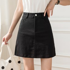 골드팡 여성용 A라인 데일리 미니 치마바지