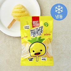 푸레 아이스 미니파인애플바 (냉동), 1개, 80g