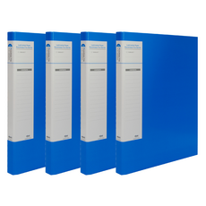 MiDAS HYUNPOONG Wizoffice 合紙槓桿式文件夾 上翻式 A4, 藍色, 4個