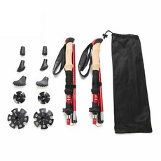 Ansisters 運動鞋登山杖 2入, 紅色, 2個