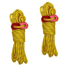 오즈니 반사 텐트 스트링 고정 로프 2p, 옐로우