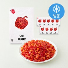 마당발 홍피망 (냉동), 10개, 1kg