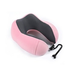記憶泡棉旅行用頸枕, 粉紅色