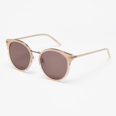 DKNY 太陽眼鏡 DK-708SK, 純棕色+乳白色(DK-708SK-230)