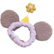 Noob Noob Miki Miki 頭髮洗臉帶, 紫色, 1個