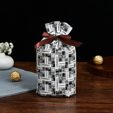 微笑束口緞帶禮物袋 機器人, 10個