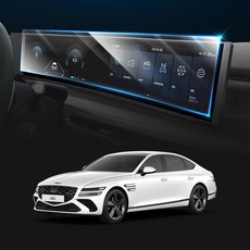 Detailing保護膜 車用顯示器導航膜儀表板PPF一體式全覆蓋保護膜套組, 高透明, G80 SPORT(RG3 FL SPORT)