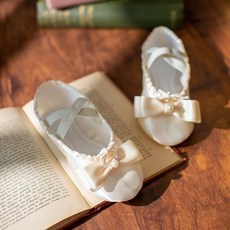 aterreballet 女童款絲帶珍珠芭蕾舞鞋 ATB-1714