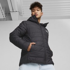 푸마 남성용 에센셜 후디 패딩 자켓_ESS HOODED PADDED JACKET