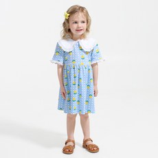 BERRYMAY 女童款小Flora翻領洋裝