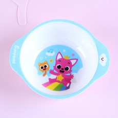 aizoum 碰碰狐 雙耳碗 美耐皿 幼兒餐具, 2個, 混合色