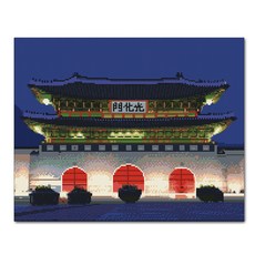 ADICO LED 寶石十字繡 DIY 套組, 光化門, 1套