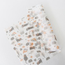 HCN 三明治包裝油紙 貓咪, 1入, 3000個