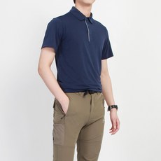 Aida Mineflow 男款 The Mind 登山 RM Sun Grip Y 翻領短袖T恤