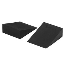 BOSAE 分離式深蹲腳踏板 腳踝斜板 2件組, 黑色, 1組