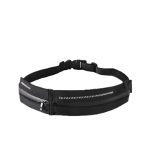 오손 더블 포켓 러닝 벨트, 블랙, 1개