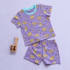 Dailylike 兒童透氣日常五分家居服上下套裝