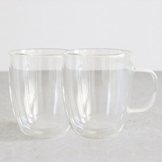 Luceluna 拿鐵雙層玻璃杯 350ml, 單一顏色, 2個