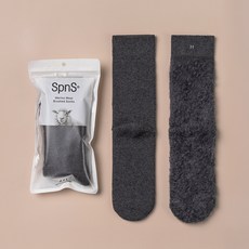 Sockpiens 美麗諾羊毛刷毛冬季襪 2雙