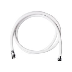 深層清潔蓮蓬頭軟管, 1條, 白色的