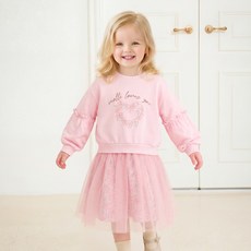 몰리멜리 아동용 러브유 플로랄 원피스