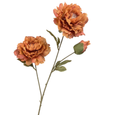 Living&Do 客廳裝飾用婚禮人造花, 橘色